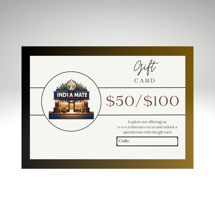 gift card for indiamate grocery store