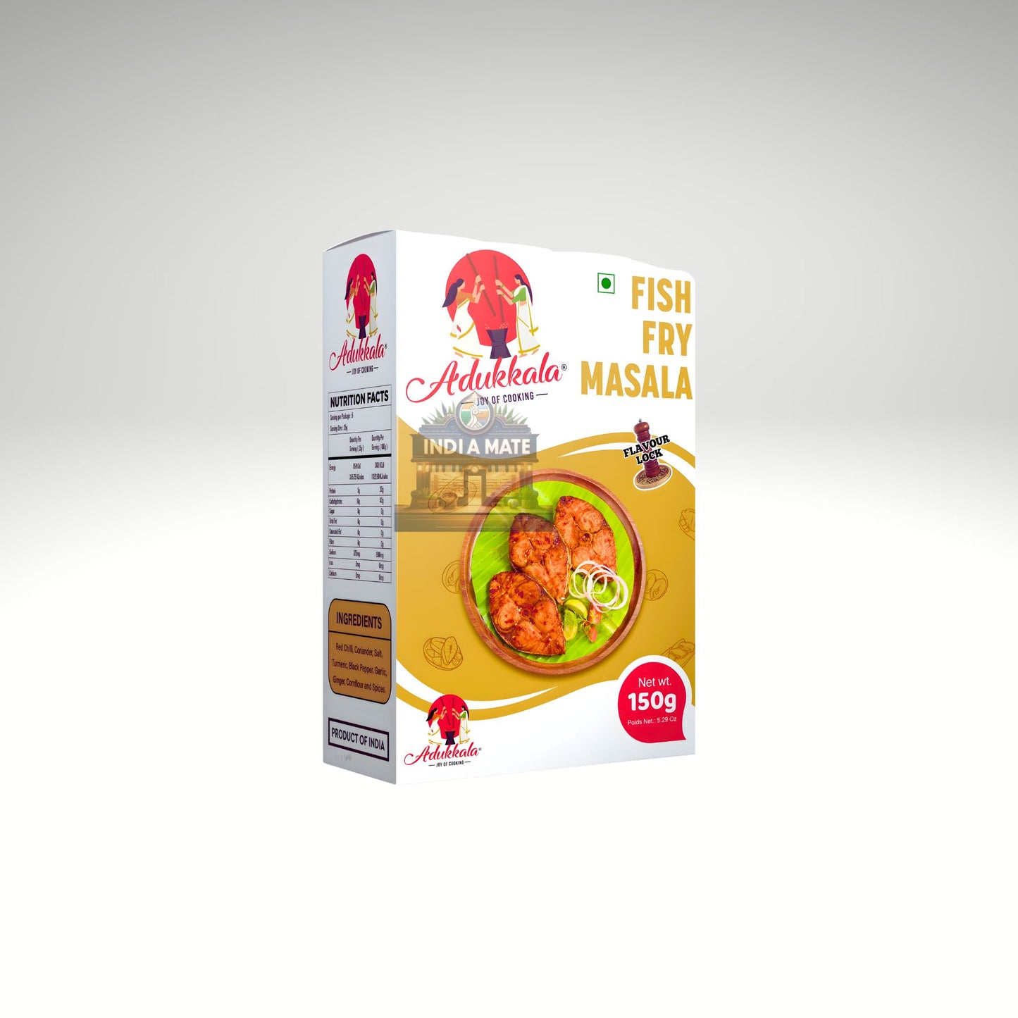 Adukkala Fish Fry Masala Kerala style fish fry.