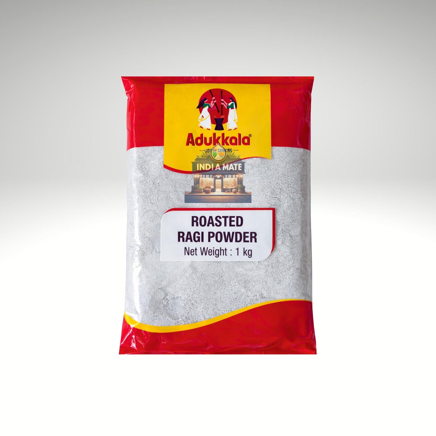 Adukkala Roasted Ragi Flour finger millet flour for healthy cooking.