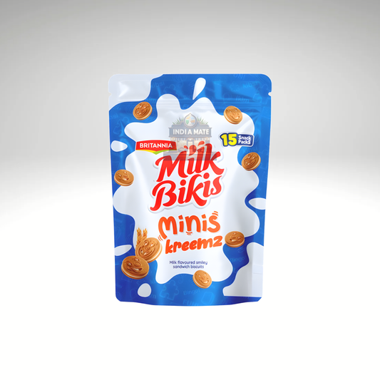 Britannia Milk Bikis Minis Kreemz – Creamy milk-filled mini biscuits by Britannia