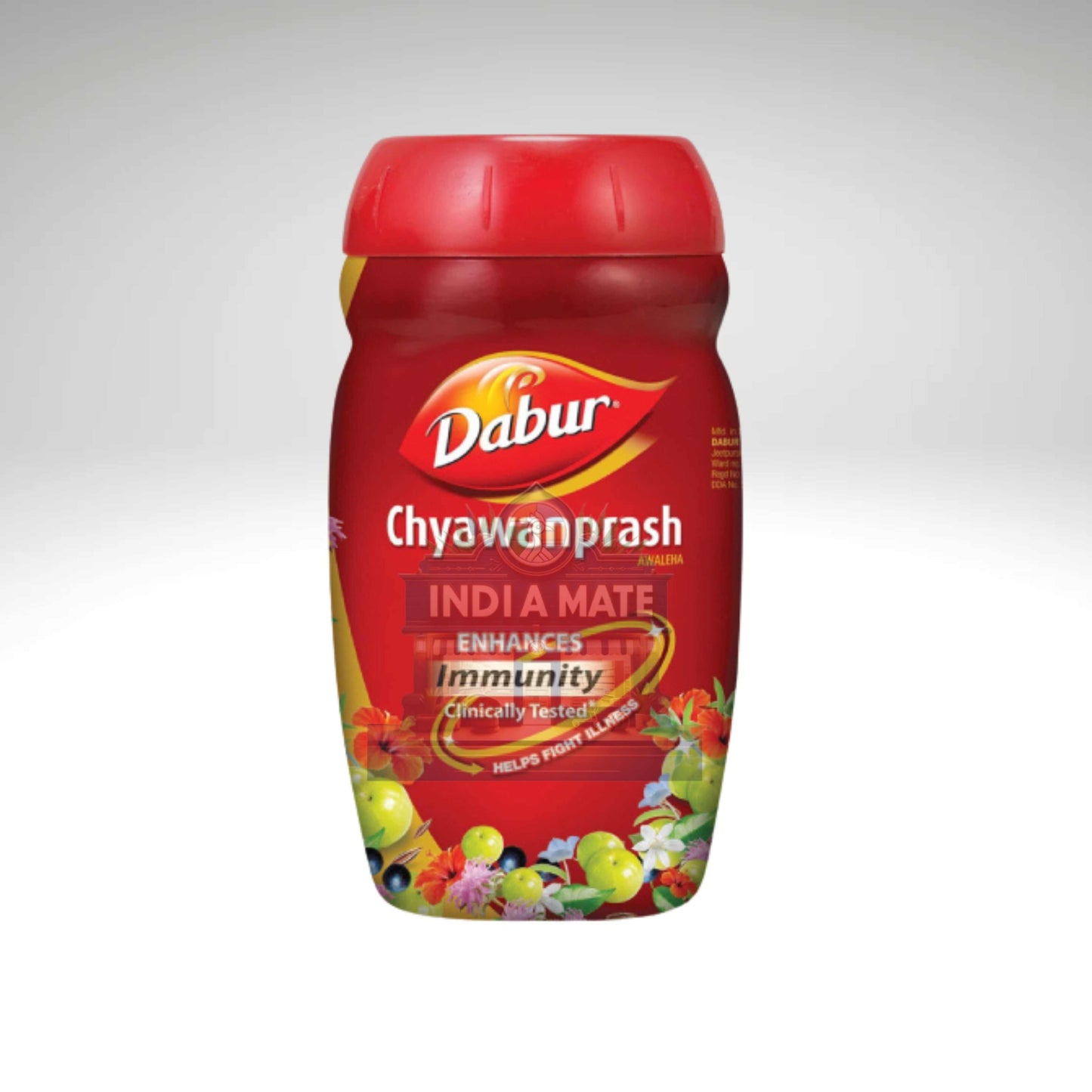 Dabur Chyawanprash health supplement.