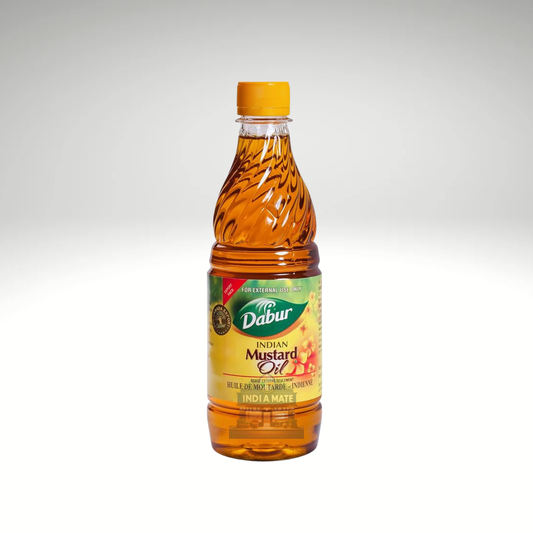 Dabur Mustard Oil (सरसों का तेल) – pure and natural mustard oil for cooking and massage.