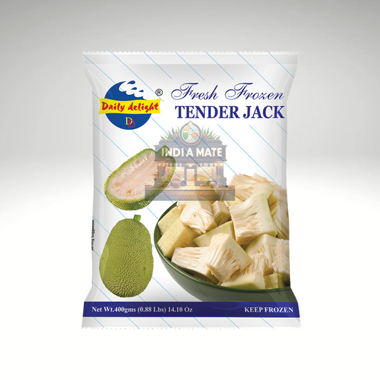 Frozen tender jackfruit by Daily Delight – cleaned, cut, and hygienically packed.