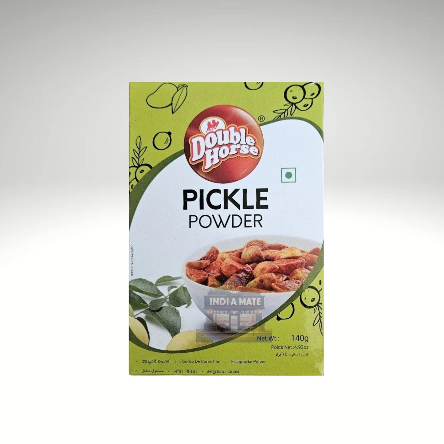Double Horse Pickle Powder packaging on a white background