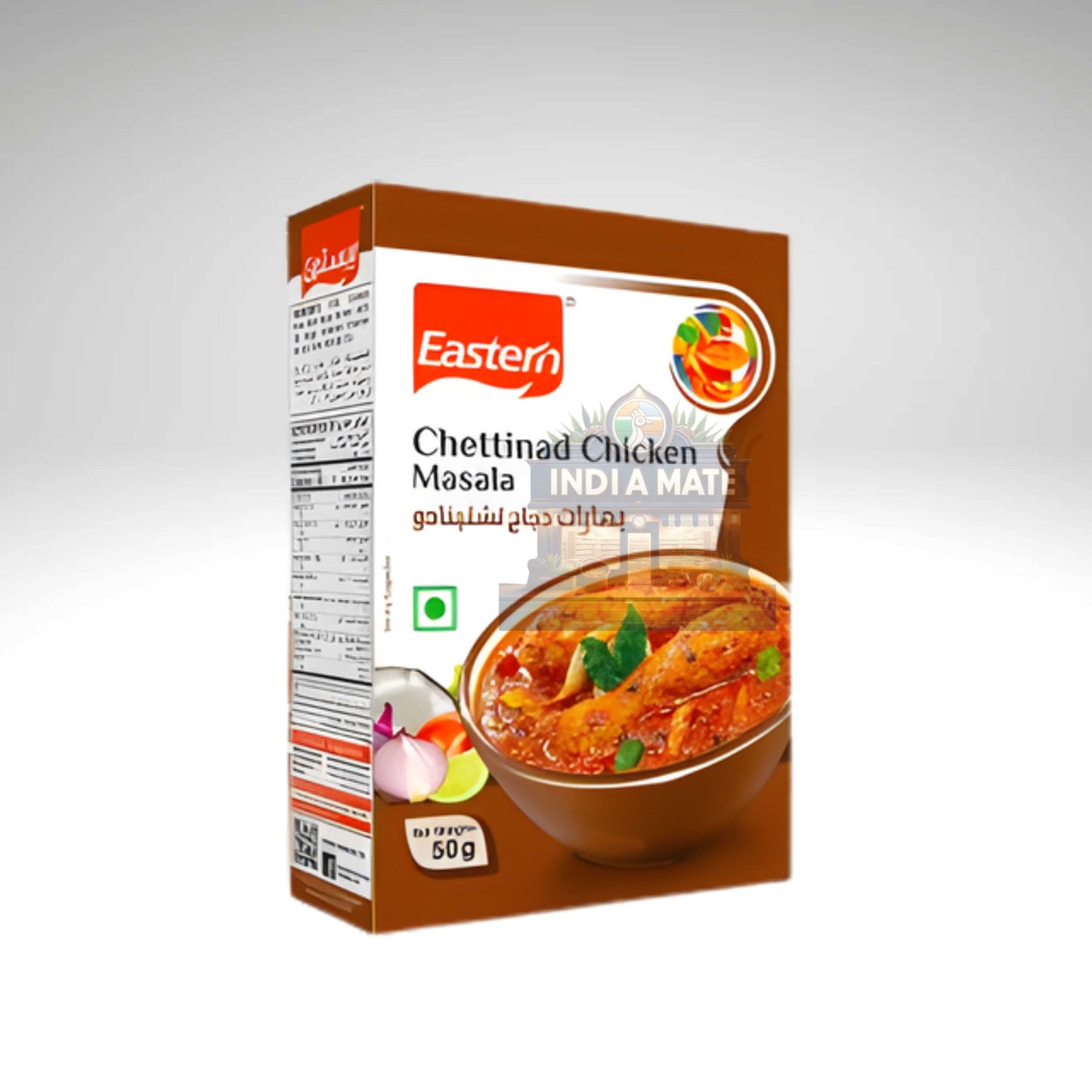 Box of Eastern Chettinad Chicken Masala on a white background