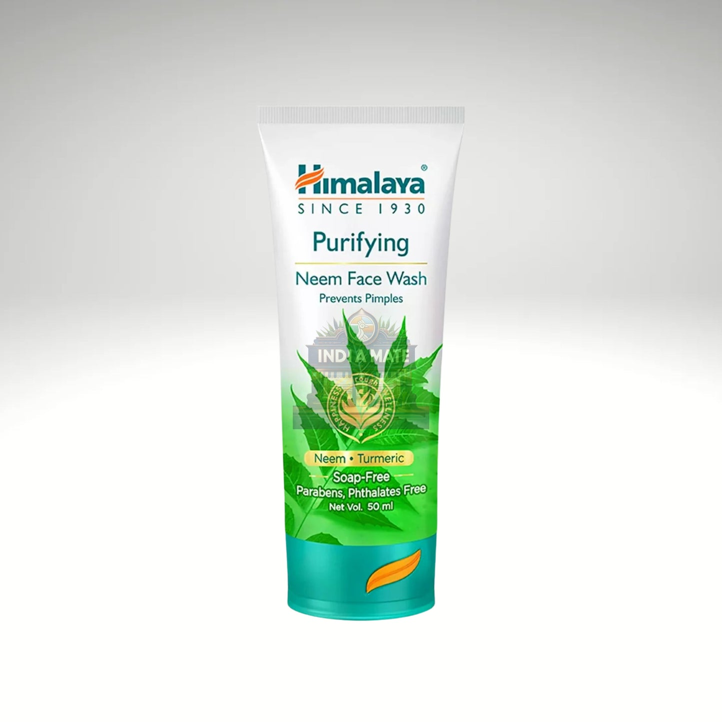 Himalaya Purifying Neem Face Wash tube on a white background