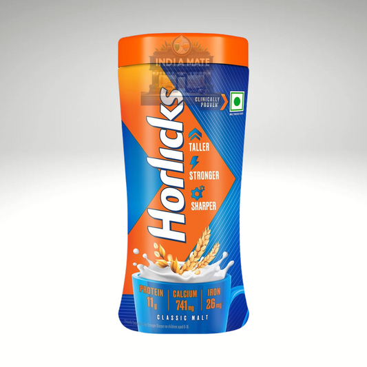 Horlicks – Nutritious malted drink for energy and wellness.