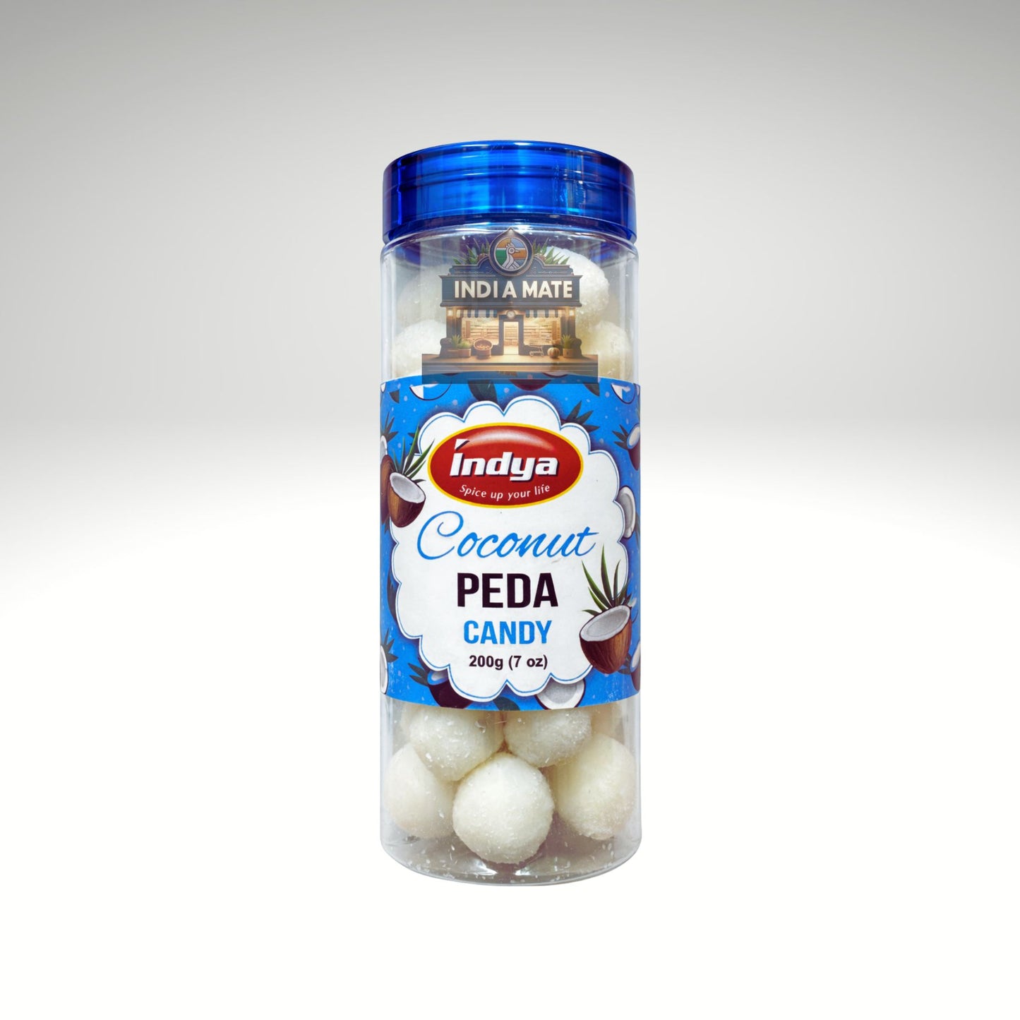 Indya Coconut Peda Candy traditional Indian coconut sweet pack.