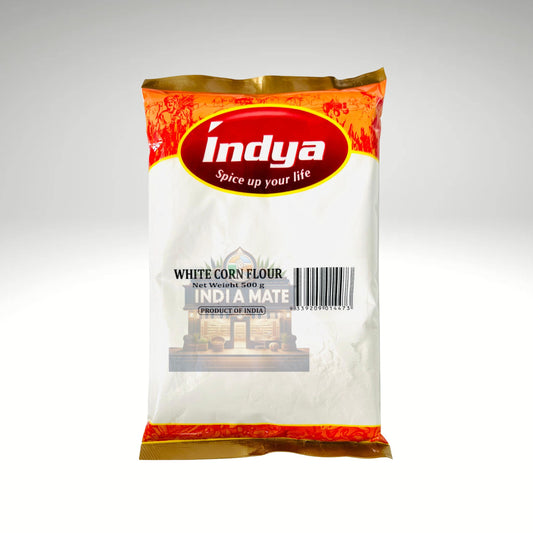 Indya Corn Flour – gluten-free corn flour for cooking and baking.