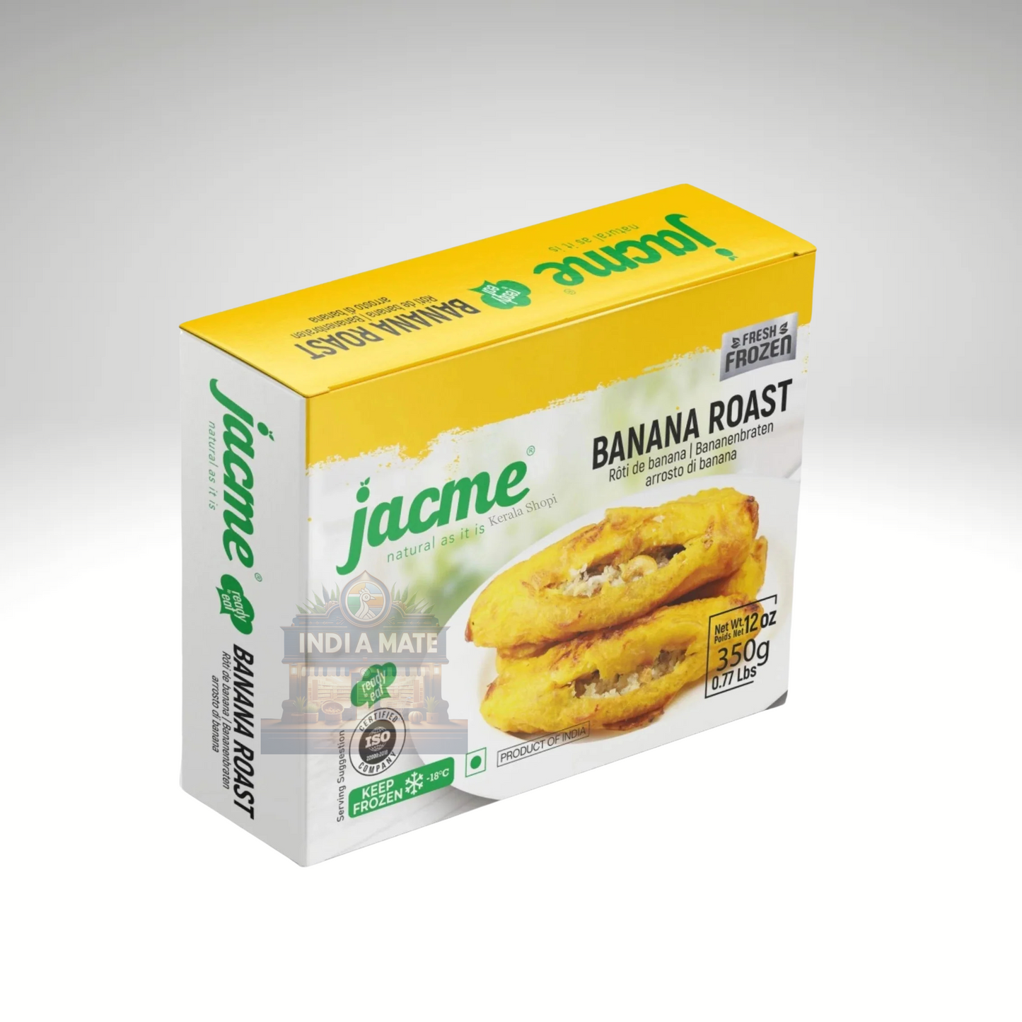 Jacme banana roast packaging on a white background