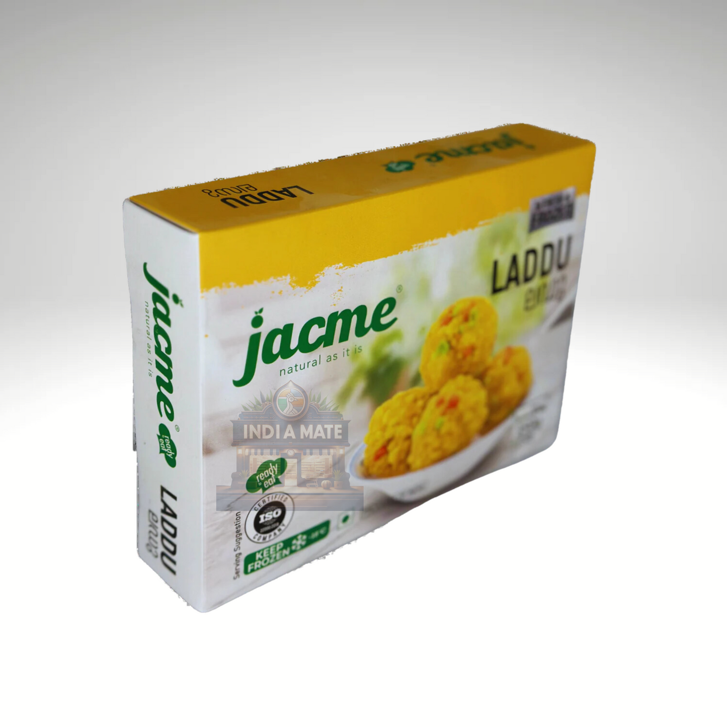 Jacme laddu packaging on a white background