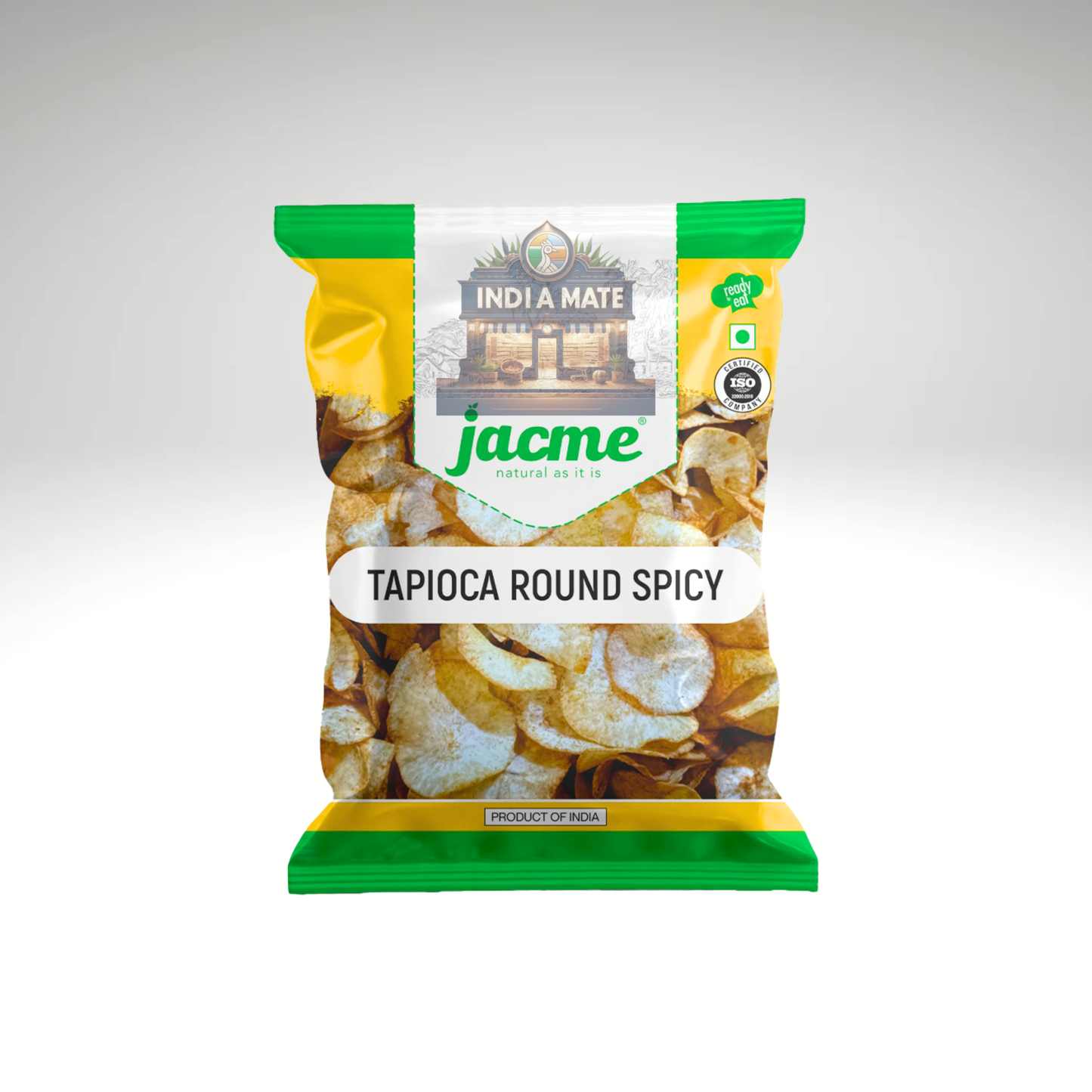 Jacme Tapioca Chips (Spicy) – Spicy and Crunchy South Indian Cassava Chips from IndiaMate.