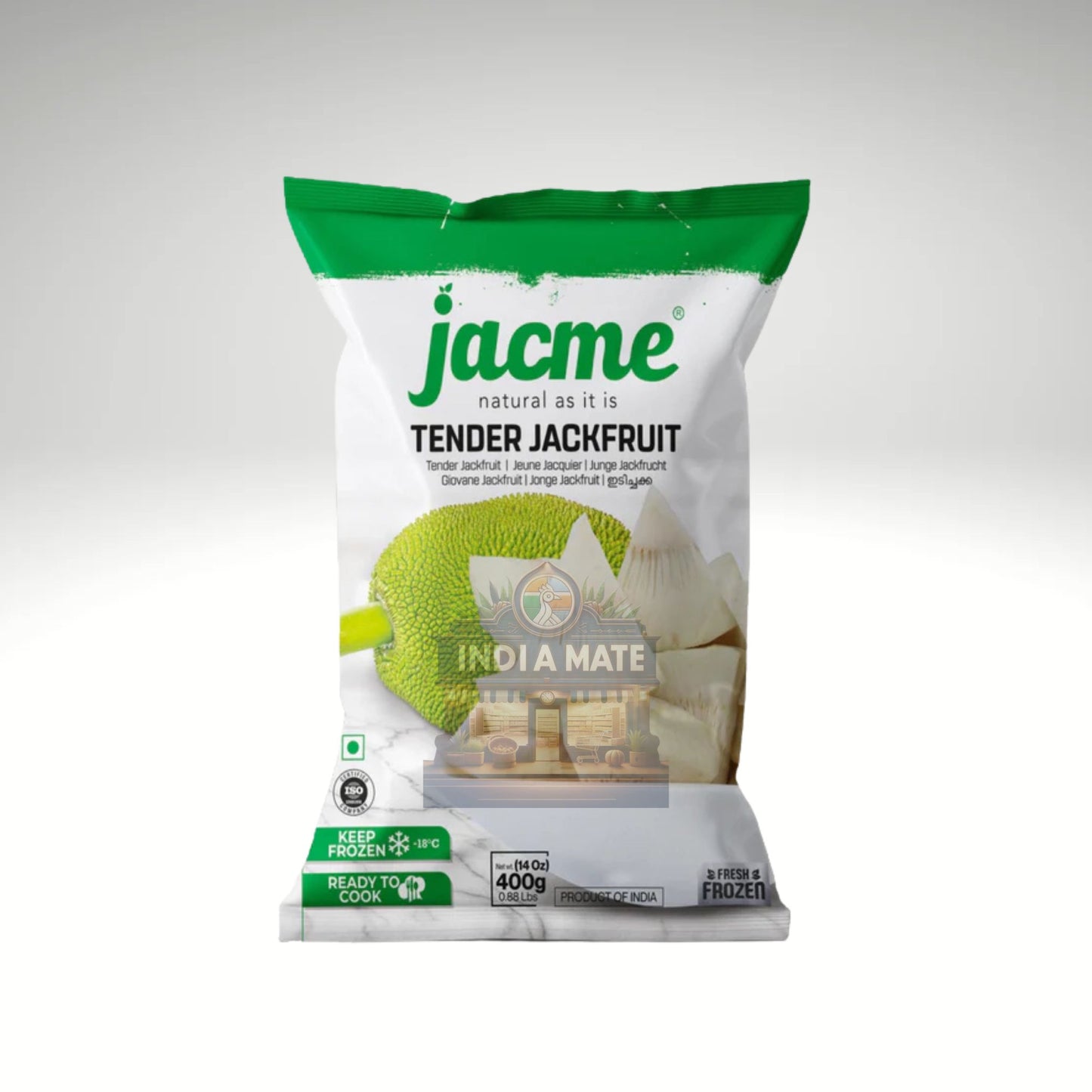 Jacme Tender Jackfruit (ഇടിച്ചക്ക) – Fresh cut tender jackfruit pieces ideal for Kerala curries and traditional dishes.