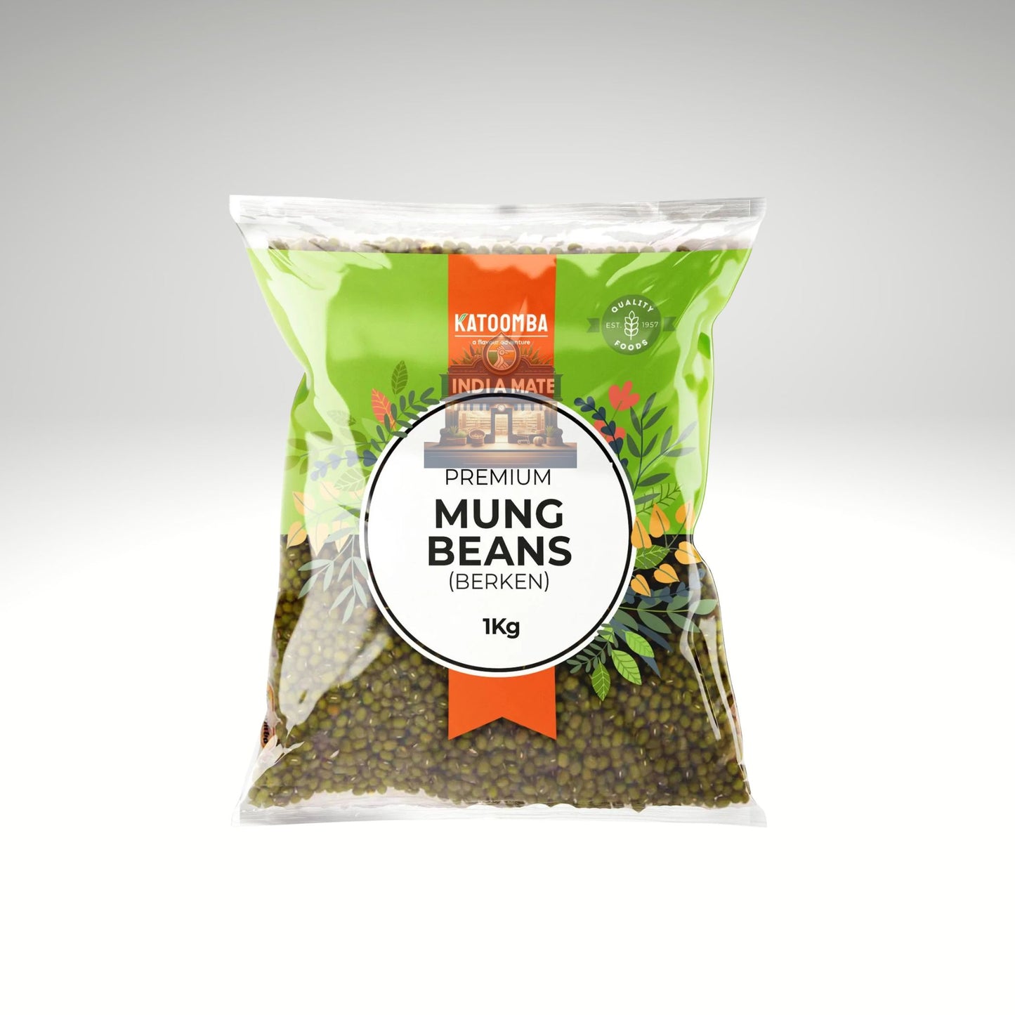 Katoomba Mung Bean premium whole green gram for cooking.