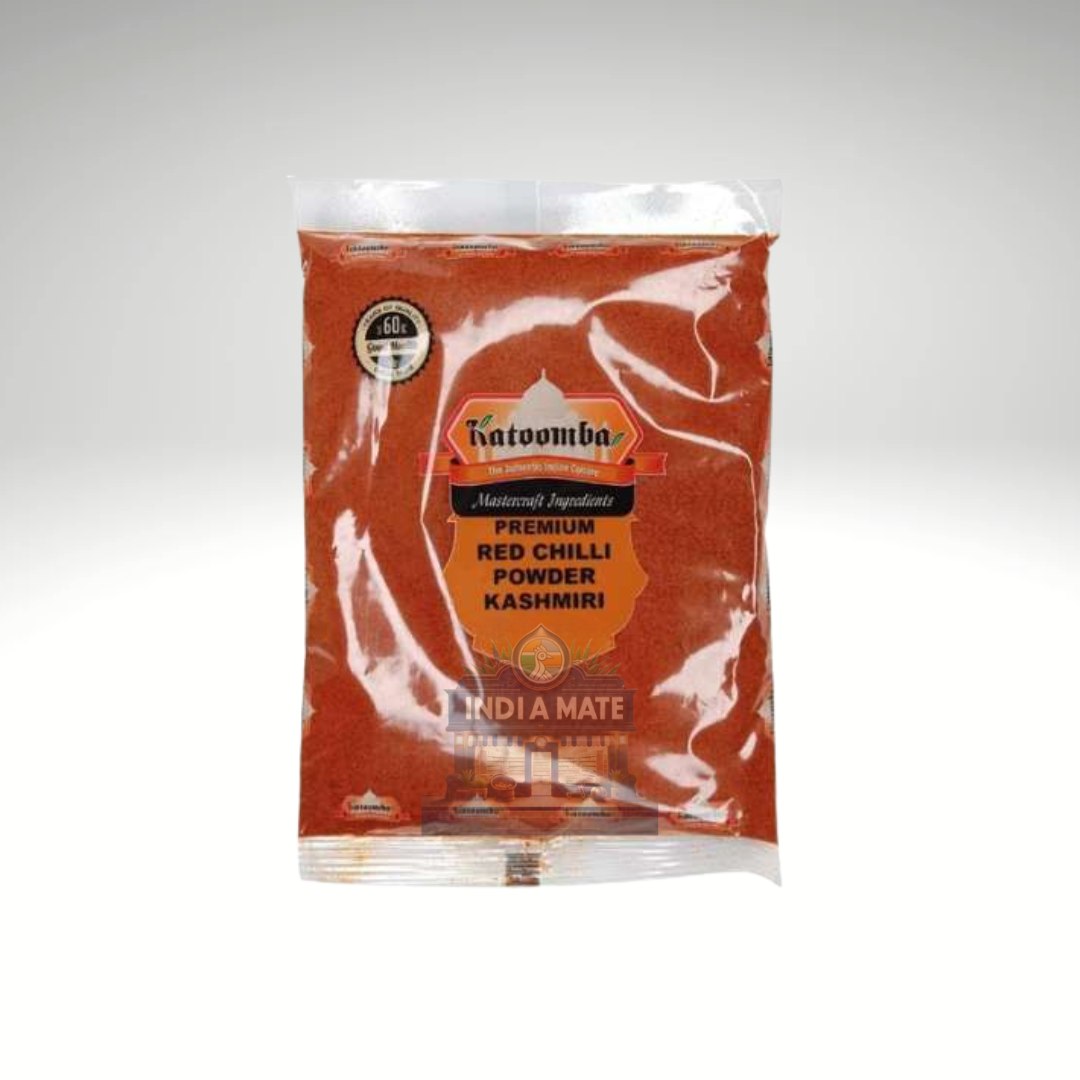 Katoomba Premium Red Chilli Powder Kashmiri package on a white background