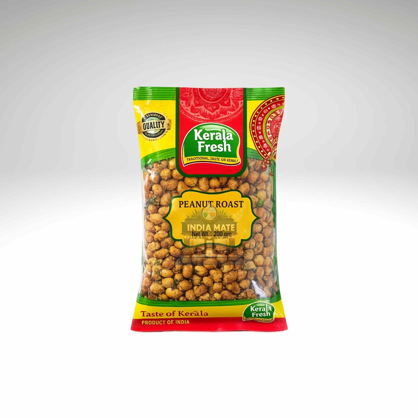 Kerala Fresh Roasted Peanut Masala packing on a white background.