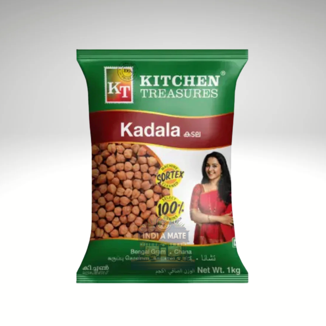 Kitchen Treasures Kadala packaging with a woman on the label against a white background