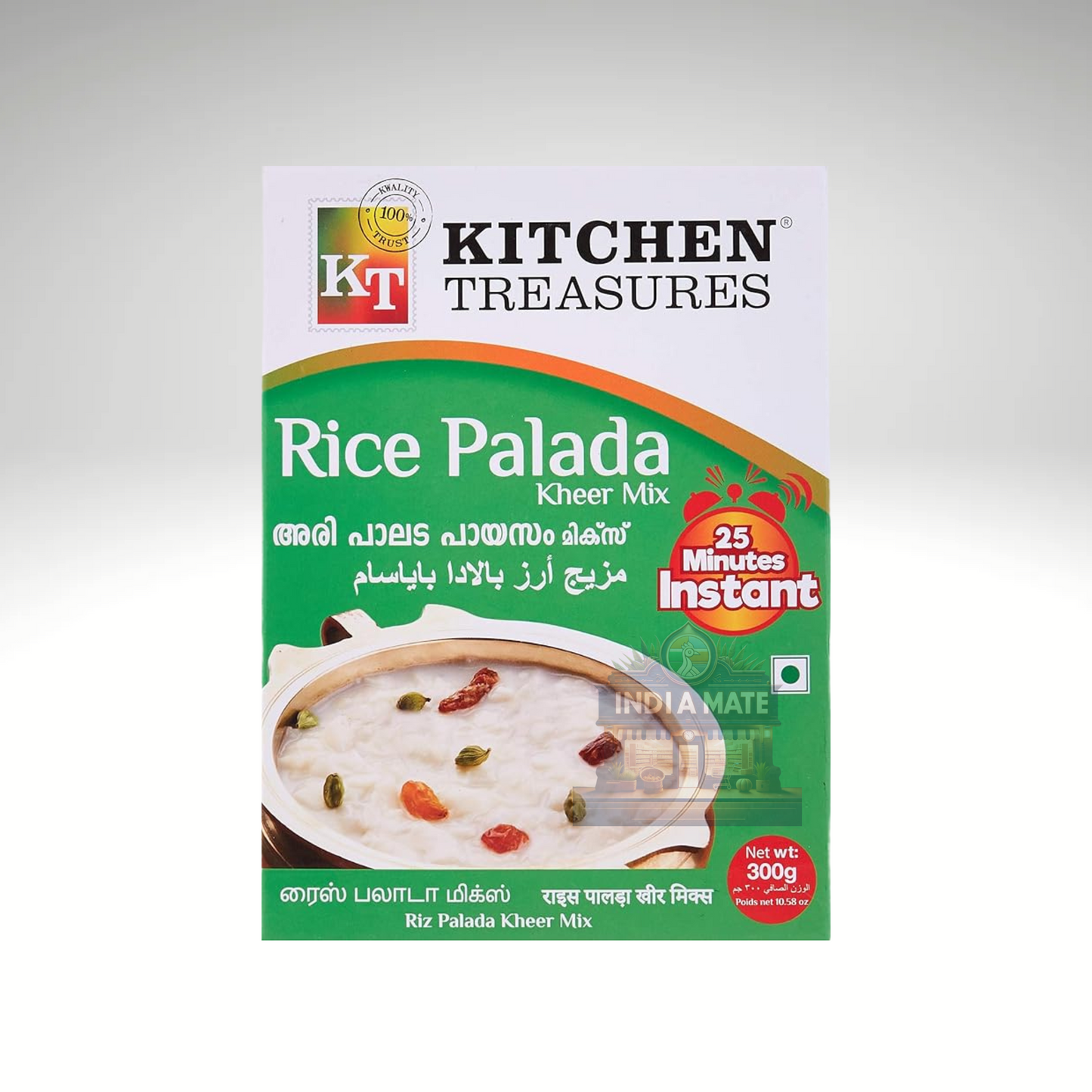Kitchen Treasures Rice Palada Kheer Mix packaging on a white background
