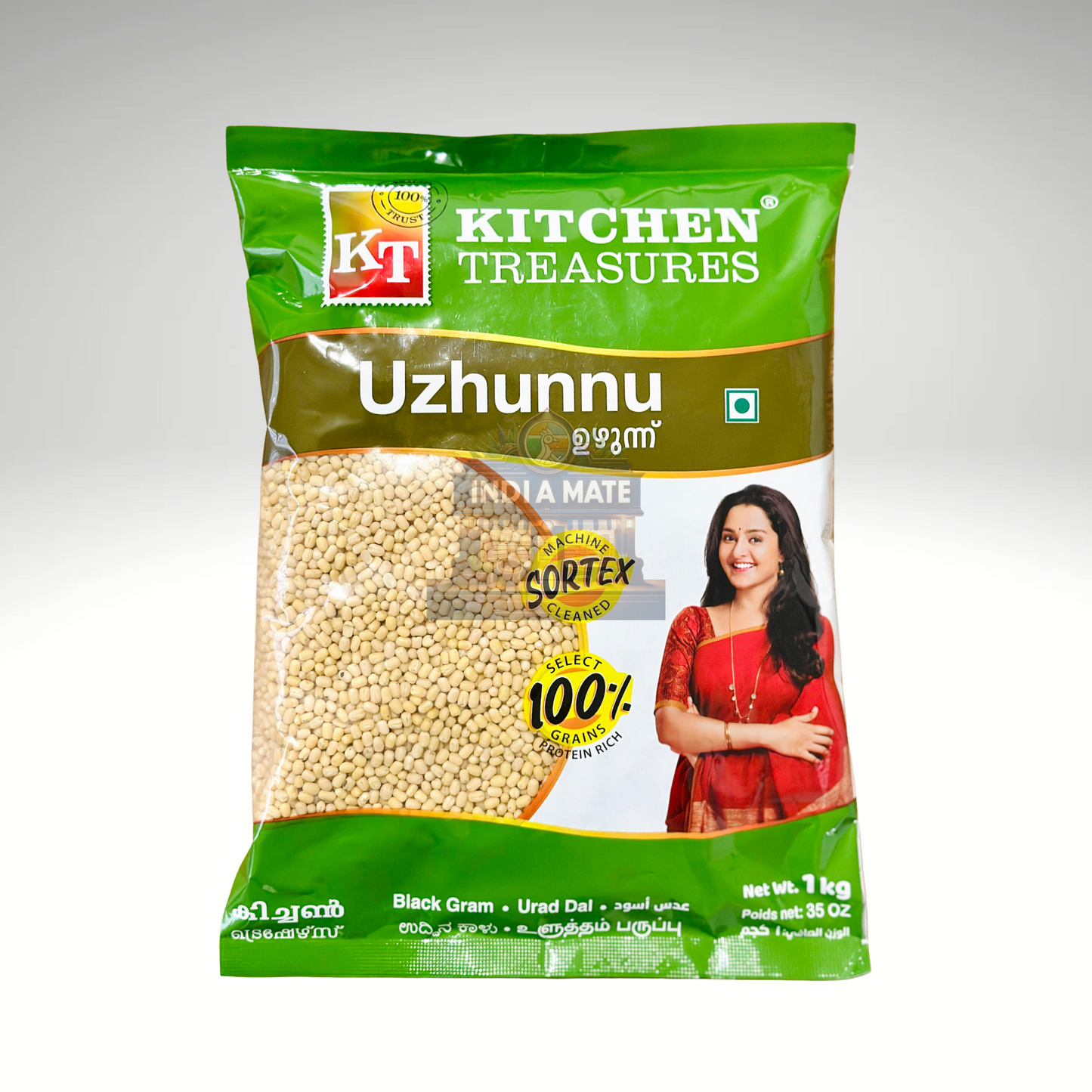 Kitchen Treasures Uzhunnu package with a woman on the label