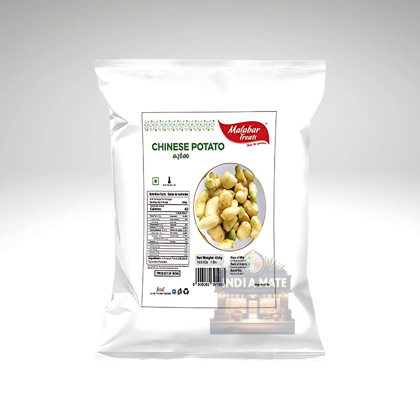 Malabar Treats Chinese Potato (Koorka) – Fresh seasonal Kerala tuber with earthy flavour, ideal for stir-fries and curries.