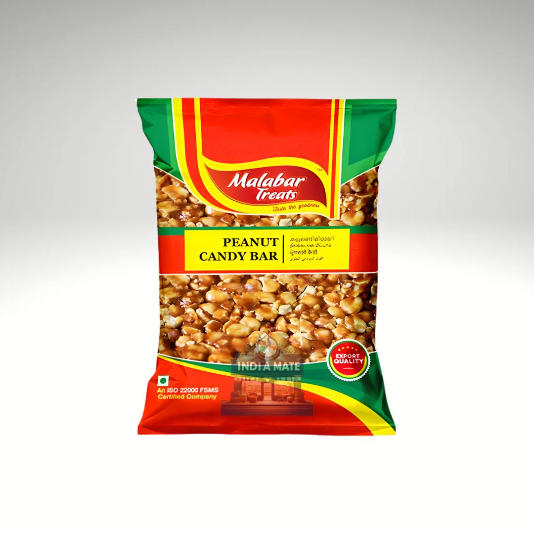 Malabar Treats Peanut Candy Bar – crunchy peanut and jaggery sweet snack. Sold by IndiaMate.