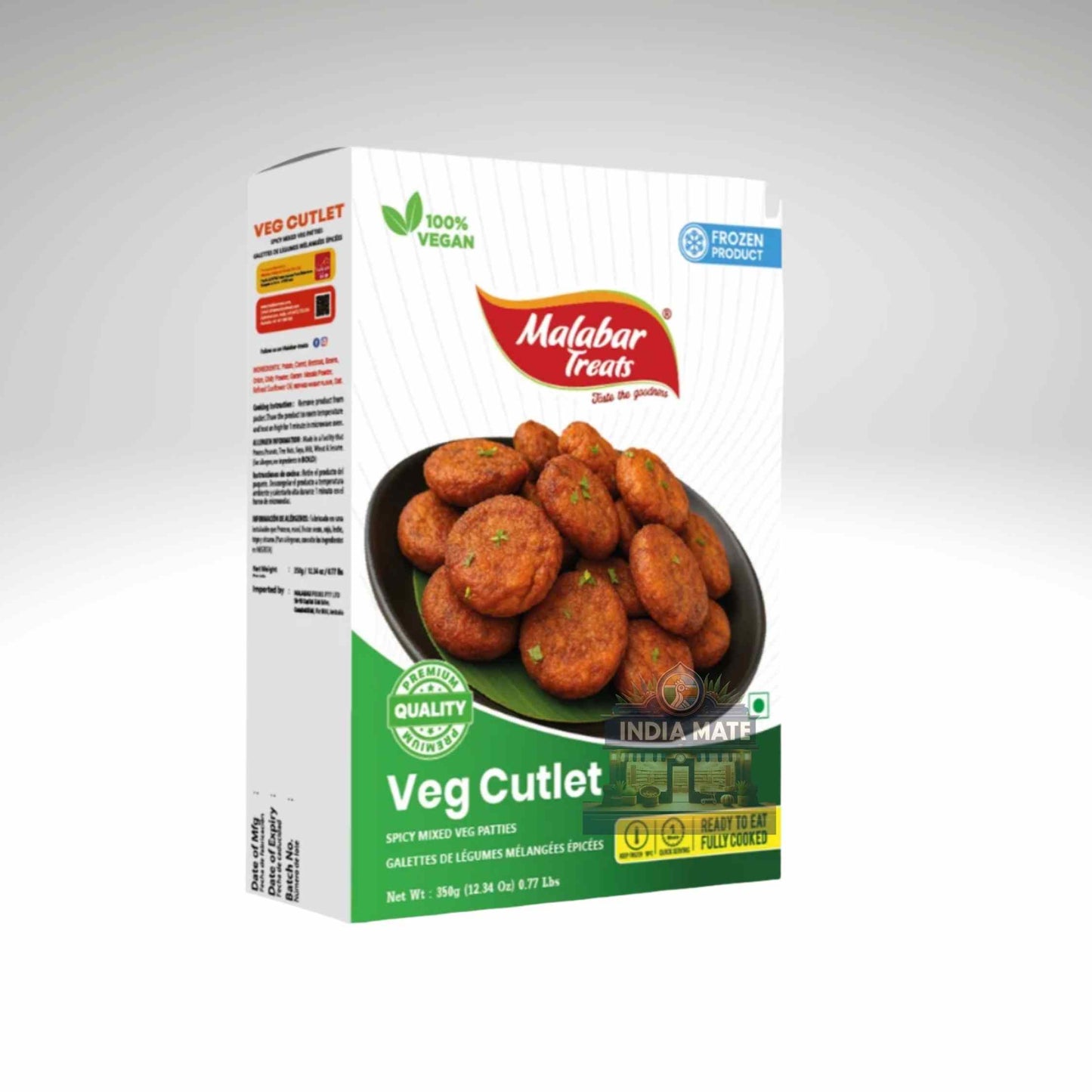 Malabar Treats Vegetable Cutlet – crispy mixed vegetable snack.