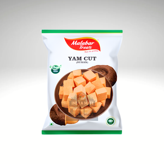 Malabar Treats Yam (Suran / ചേന) – Fresh yam pieces for Kerala-style cooking.