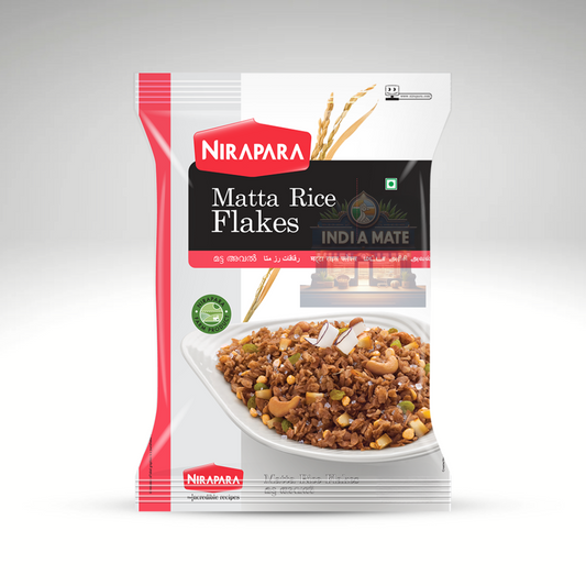 Nirapara Red Rice Flakes  - Beaten Rice (മട്ട അവൽ)