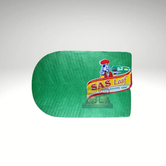 SAS Paper Banana Leaf – Pack of 10 disposable, food-grade traditional serving sheets