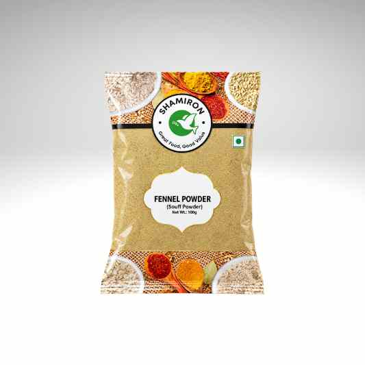 Shamiron Fennel Powder Aromatic Ground Saunf Perumjeerakam Spice for Indian Cooking.