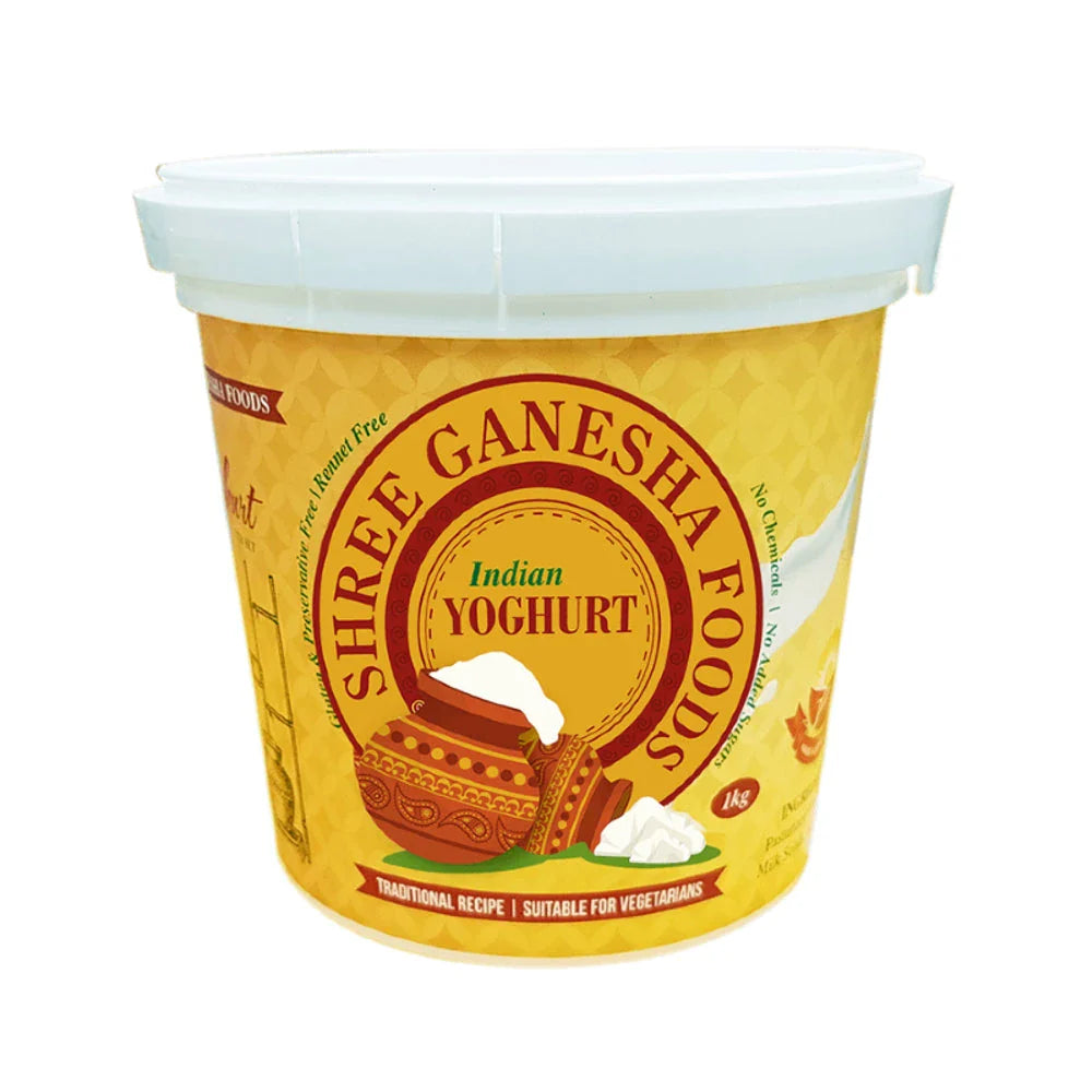 Shree Ganesha Foods Indian Yoghurt – Thick and creamy traditionally cultured curd.