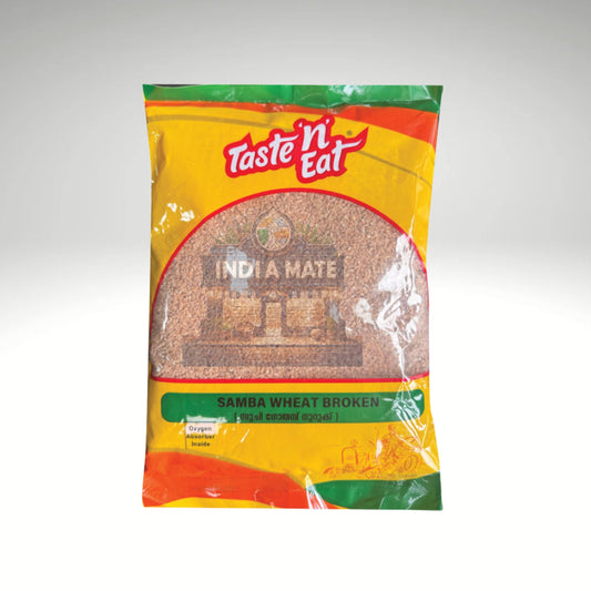 Taste N Eat Samba Broken Wheat (നുറുക്ക് ഗോതമ്പ്) pack – Healthy and nutritious broken wheat for porridge and upma