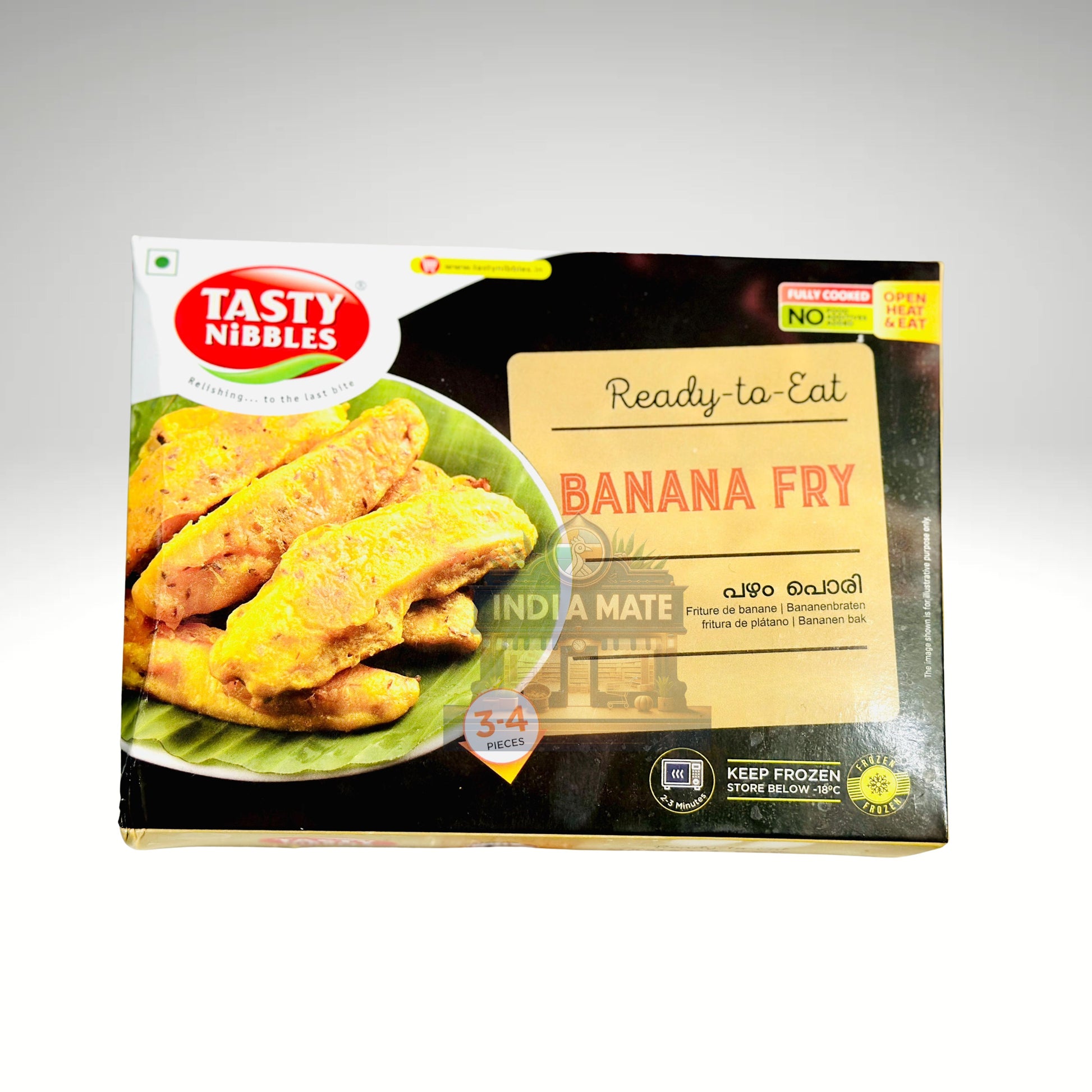 Tasty Nibbles Banana Fry – Sweet fried ripe banana snack from Kerala, sold by IndiaMate