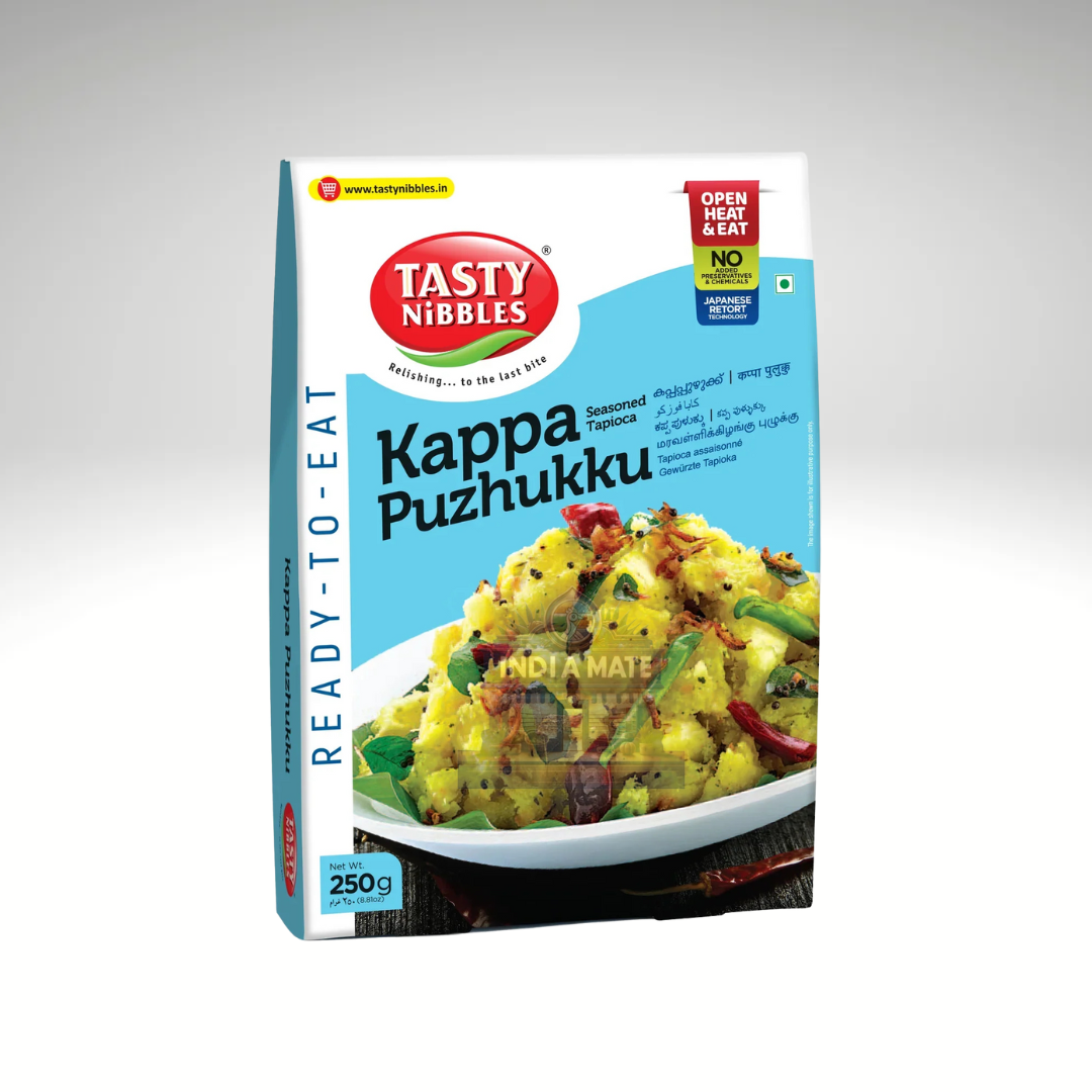 Tasty Nibbles Kappa Puzhukku packaging on a white background