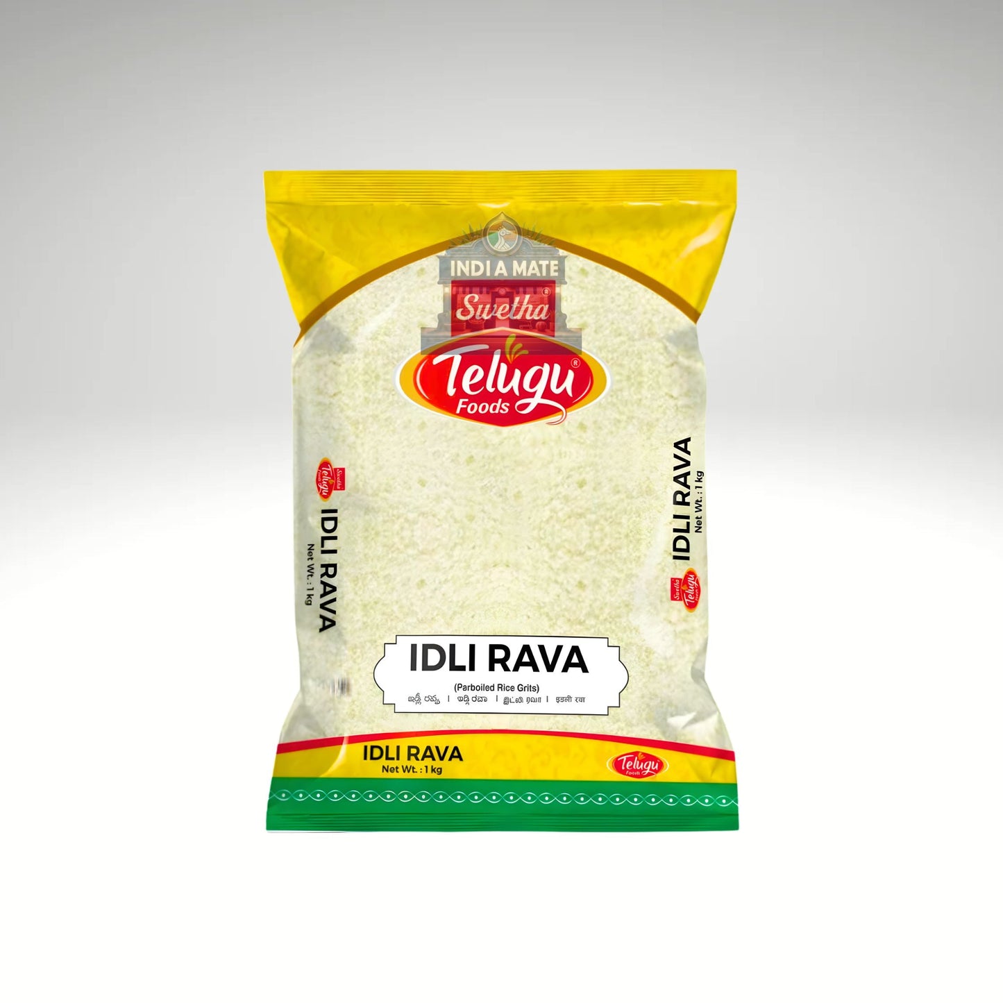 Telugu Idli Rava (Idli Rava) – high-quality semolina for soft and fluffy idlis. Sold by IndiaMate.