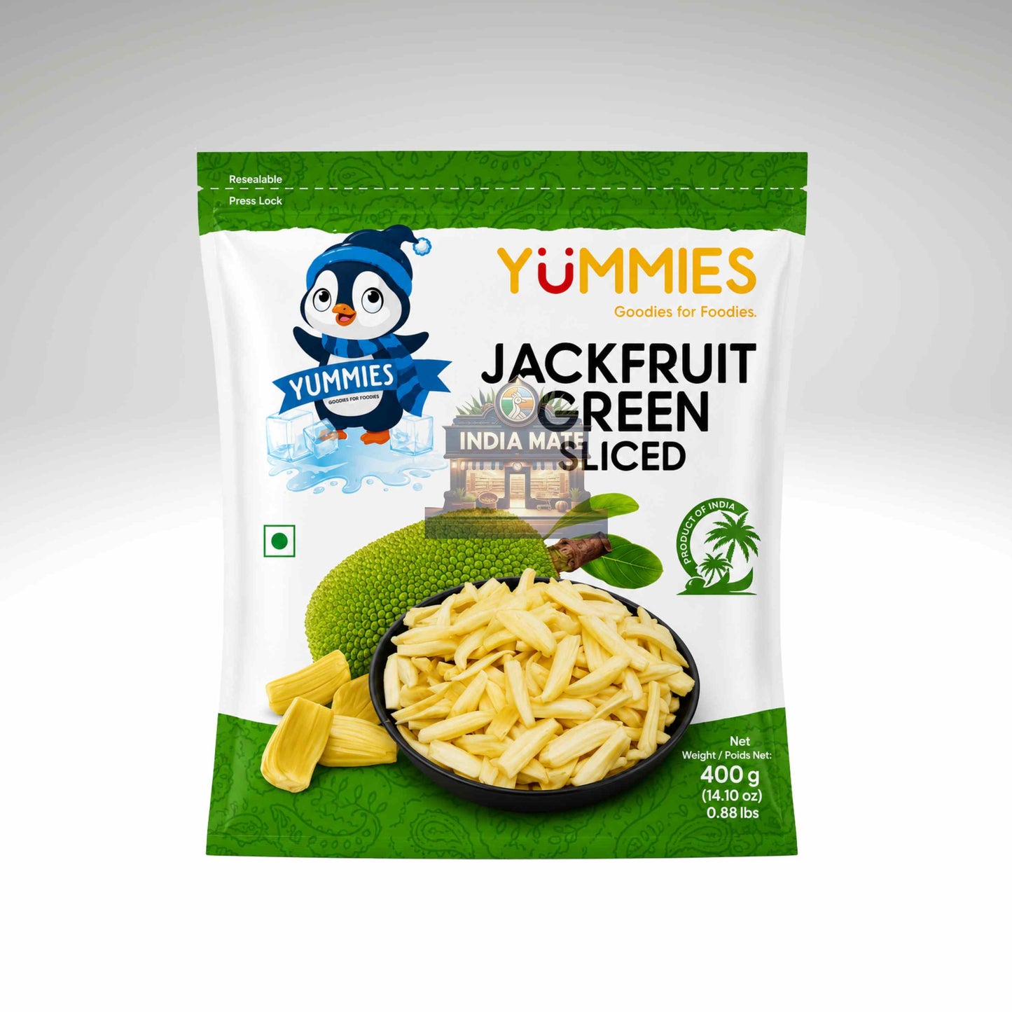 Yummies Jackfruit Green Sliced