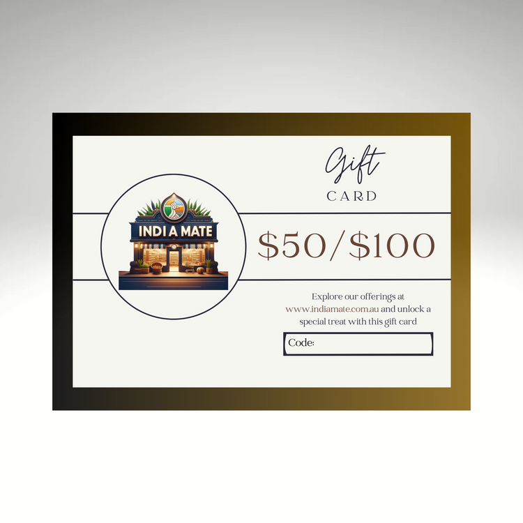 gift card for indiamate grocery store 