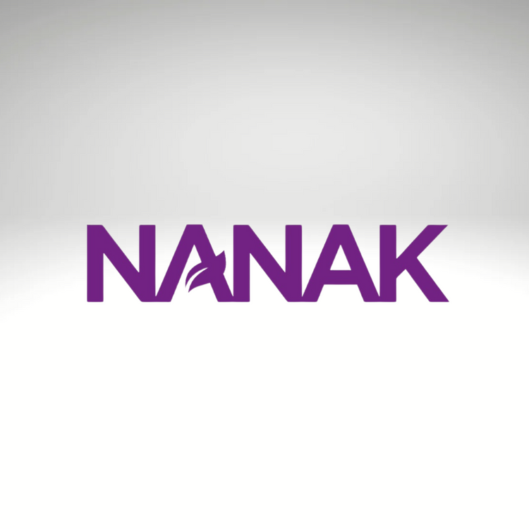 Nanak logo - A distinctive emblem representing the Nanak brand, known for its authentic Indian food products.