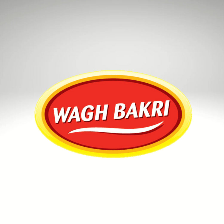 Wagh Bakri logo - A distinctive emblem representing the Wagh Bakri brand, known for its premium quality tea products.