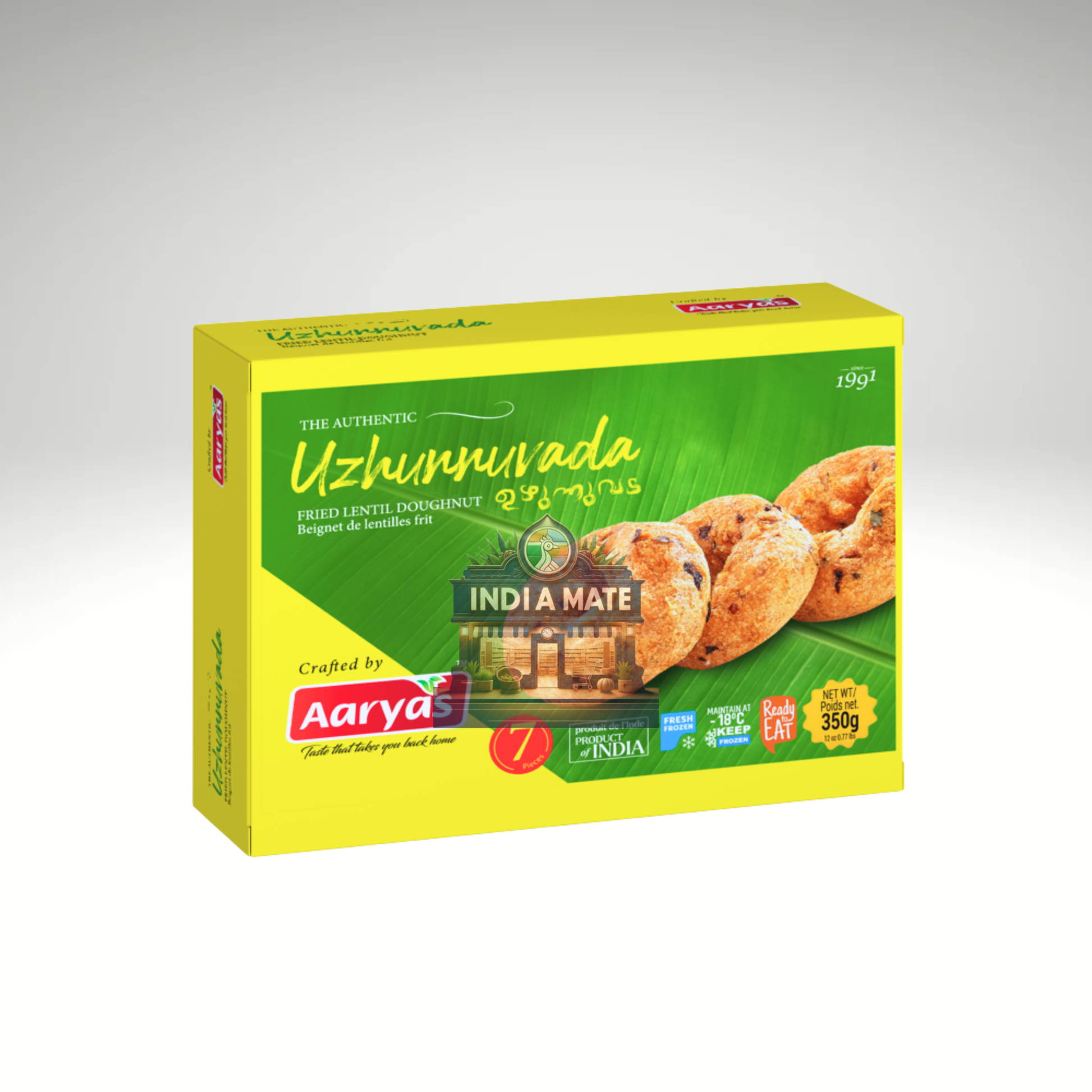Aaryas Uzhunnuvada – authentic South Indian medu vada made from urad.