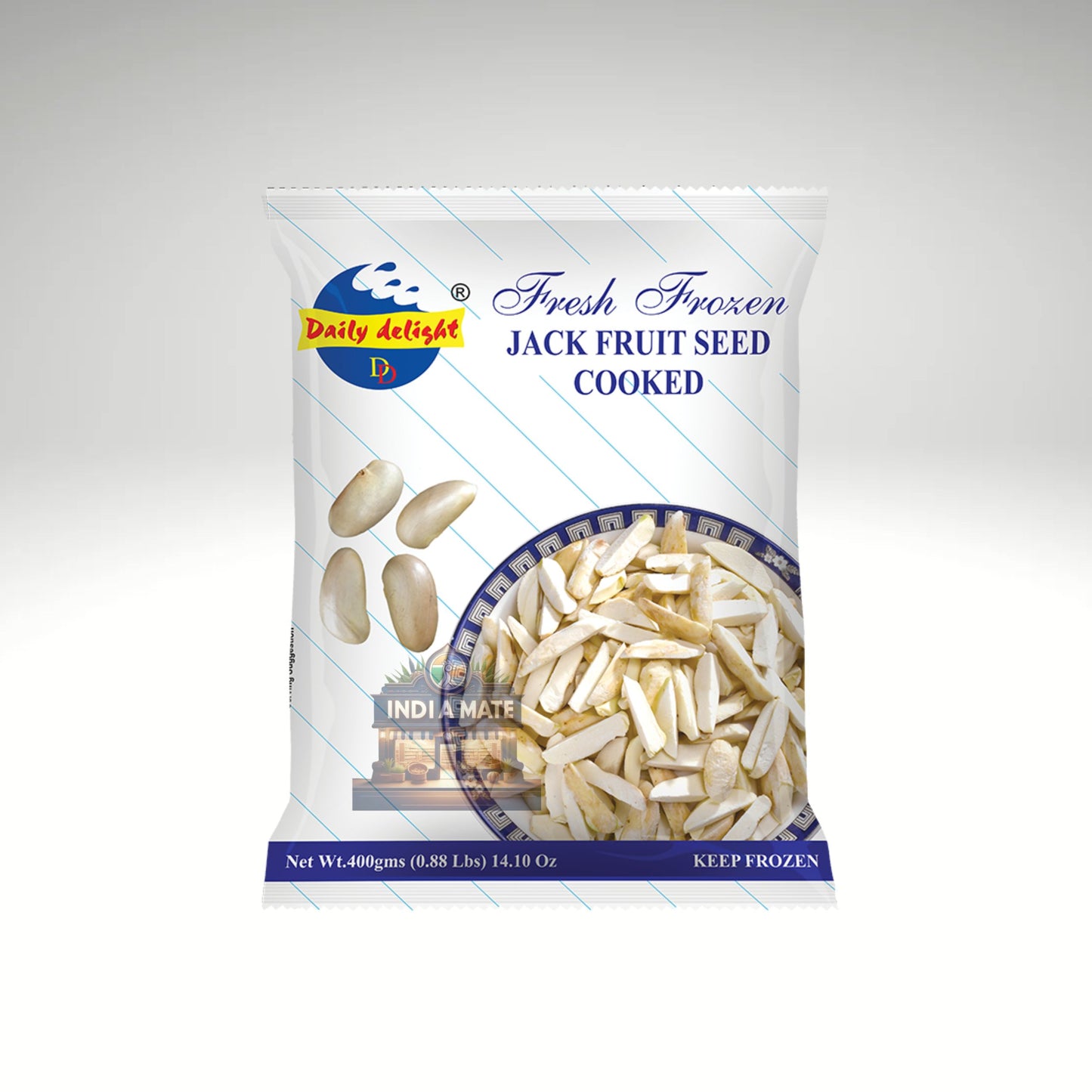 Daily Delight Jackfruit Seed Sliced Cooked – ready-to-cook chakkakuru pala kottai kathal bej for traditional curries.