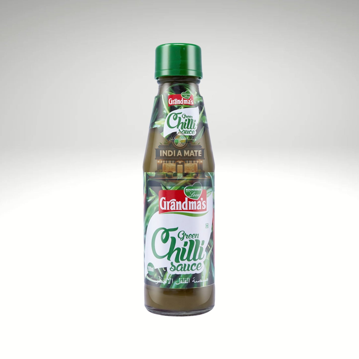 Grandma’s Green Chilli Sauce – spicy tangy sauce made with fresh green chillies and aromatic spices.