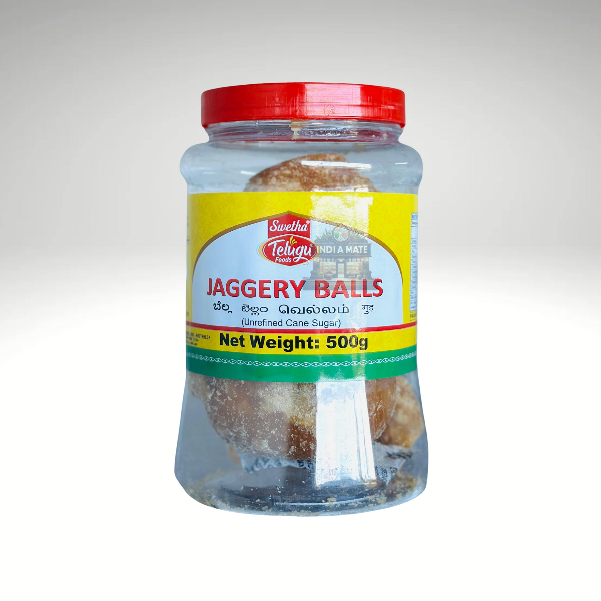Telugu Jaggery Ball Yellow – Natural and traditional yellow jaggery ball for authentic sweetness.