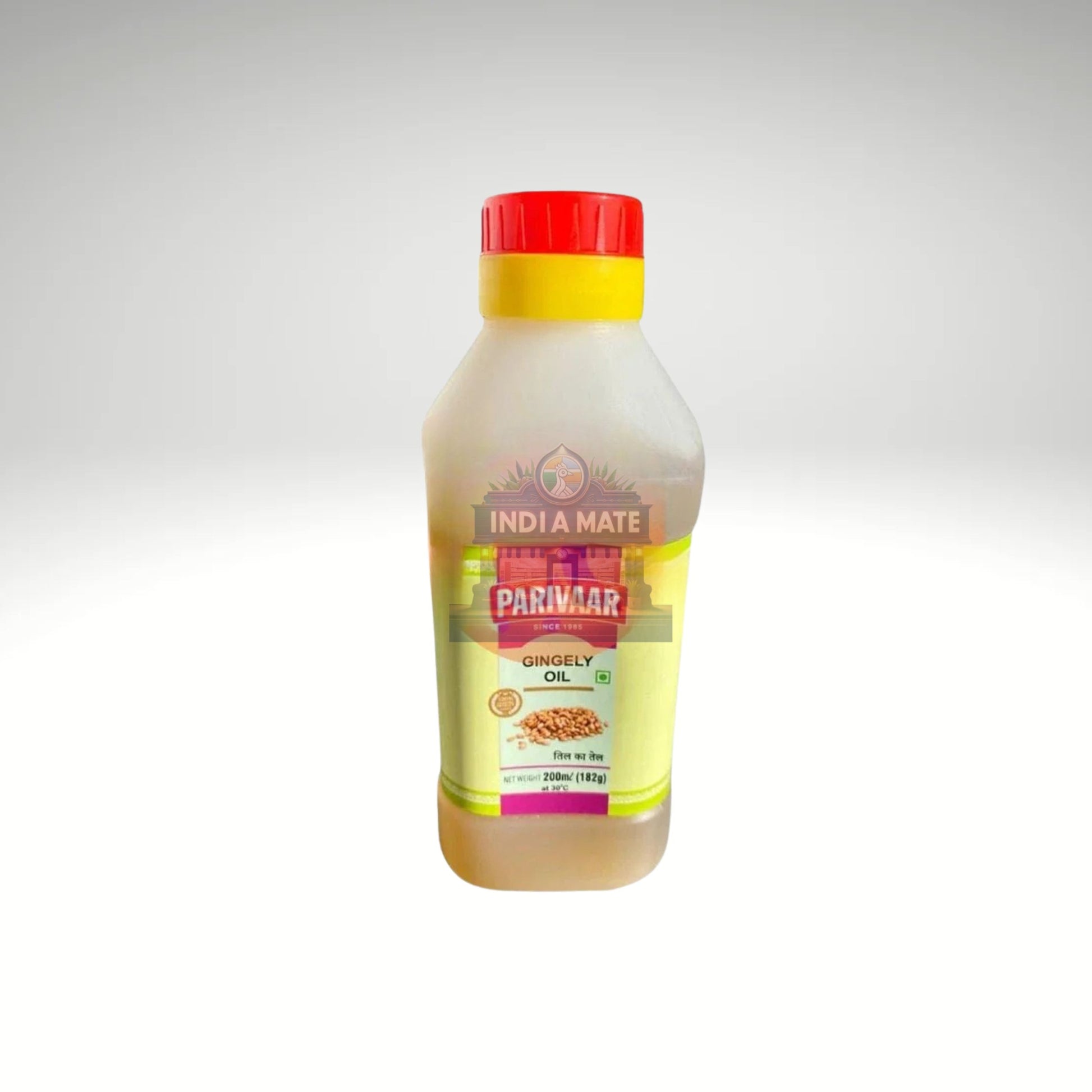 Parivaar Gingelly Oil (Nallenna) - Pure and aromatic sesame oil for cooking and Ayurveda, available at IndiaMate