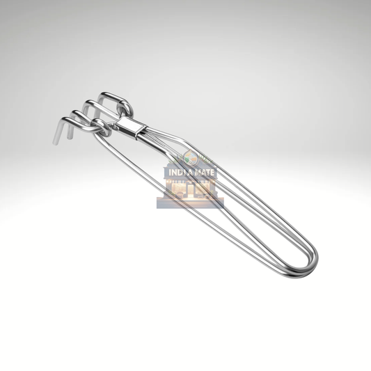 High grade stainless steel pakkad for kitchen, hot pot utensil gripper and pot lifter.