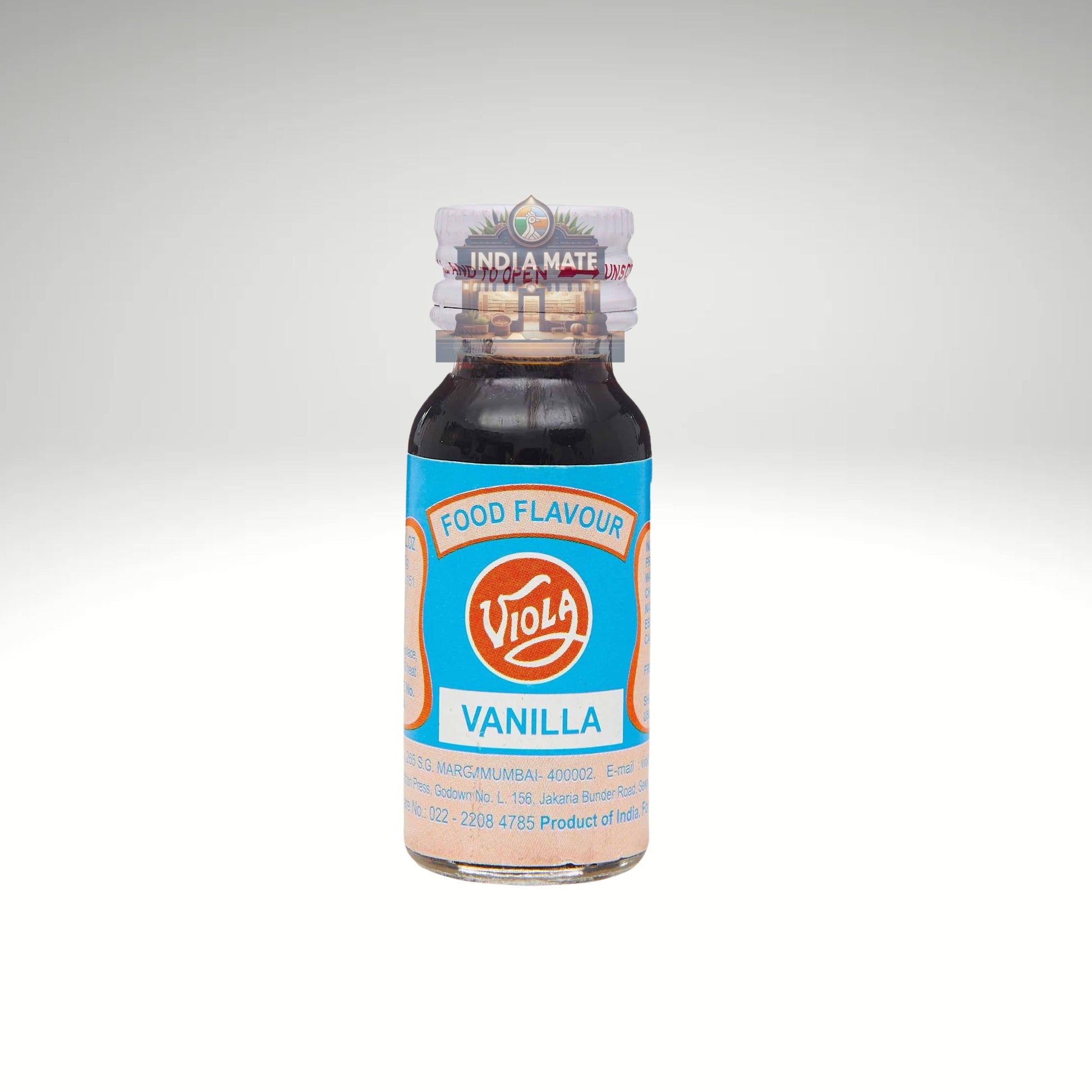 Viola Food Flavour Vanilla Essence – premium vanilla essence for baking, desserts and beverages.