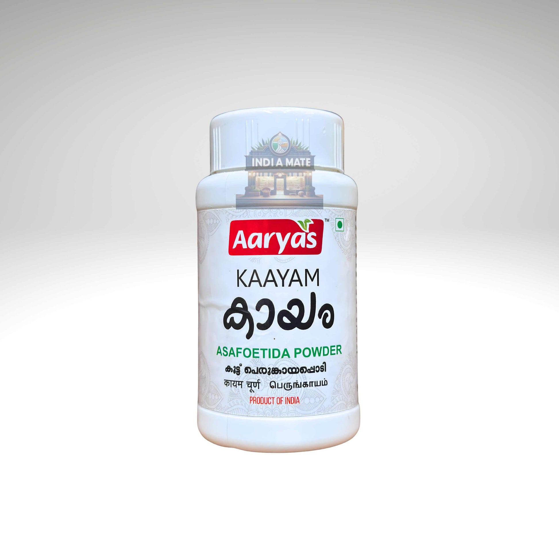 Aaryas Asafoetida/Hing Powder  – Fine, high-quality Indian spice for curries, dals, and pickles.