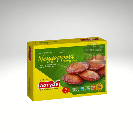 Aaryas Neyyappam traditional Kerala sweet rice flour jaggery ghee fritters