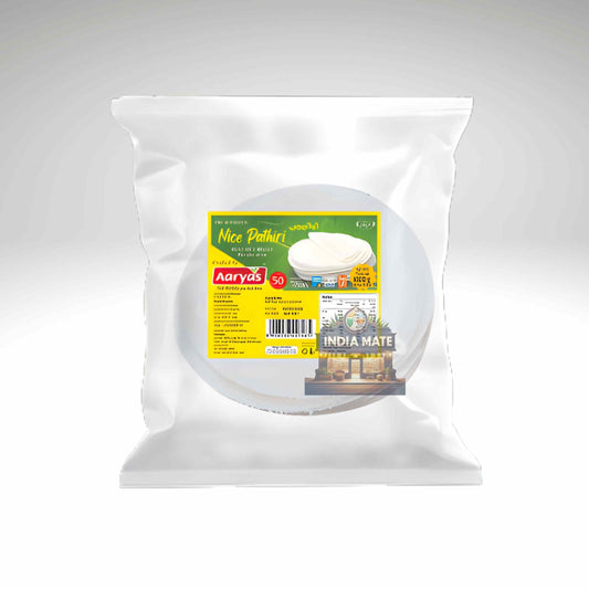 White product in a clear plastic bag with visible branding on a white background