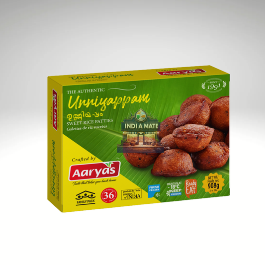 Aaryas Unniyappam – traditional Kerala sweet rice fritters. Sold by IndiaMate.